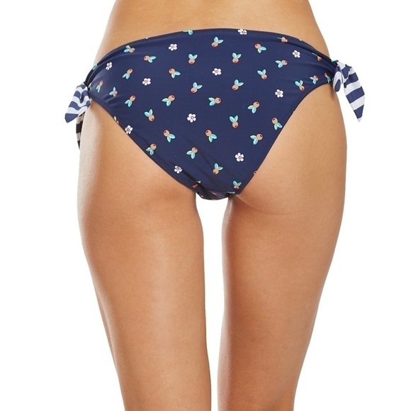 VERA BRADLEY REVERSIBLE TIE ON SIDE BIKINI BOTTOMS SZ L 12-14 SUMMER CRUISE - Picture 2 of 9